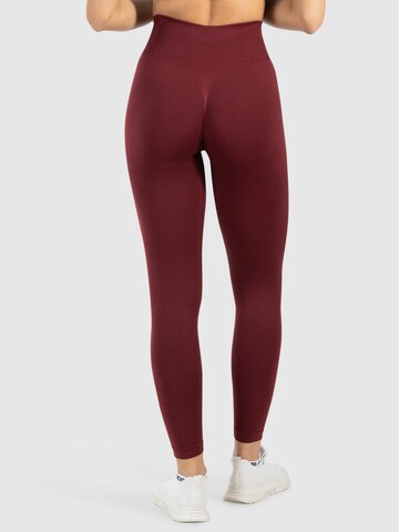 Skinny Pantalon de sport 'Amaze Scrunch' Smilodox en rouge
