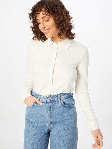 Marc O'Polo Blouse in Wit: voorkant