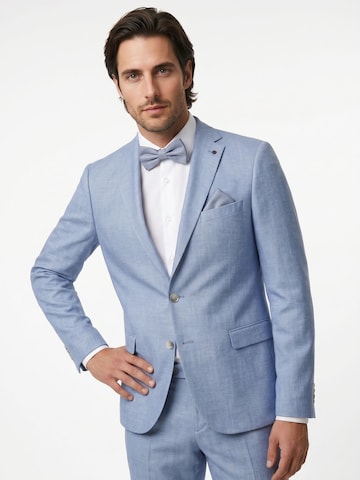 Real Guys Set Fliege mit Einstecktuch in Blau: Vorderseite