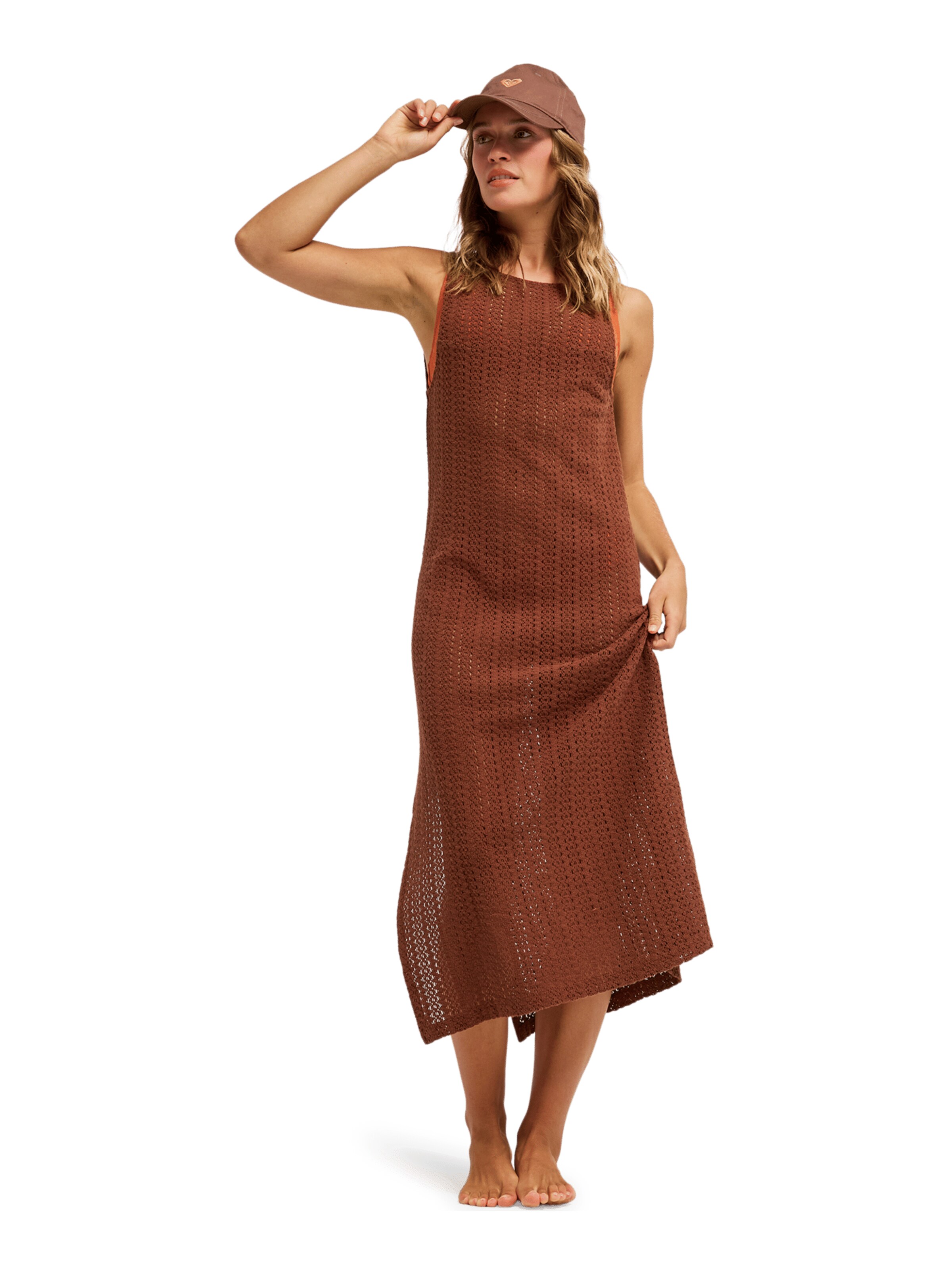 ROXY Kleid 'Playa Mood' in Braun: Vorderseite