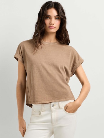 Pepe Jeans Shirt 'CASANDRA' in Bruin: voorkant
