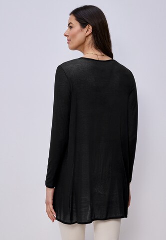 STREET ONE Strickjacke in Schwarz