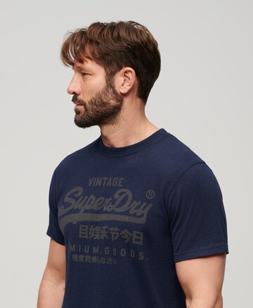 T-Shirt Superdry en bleu