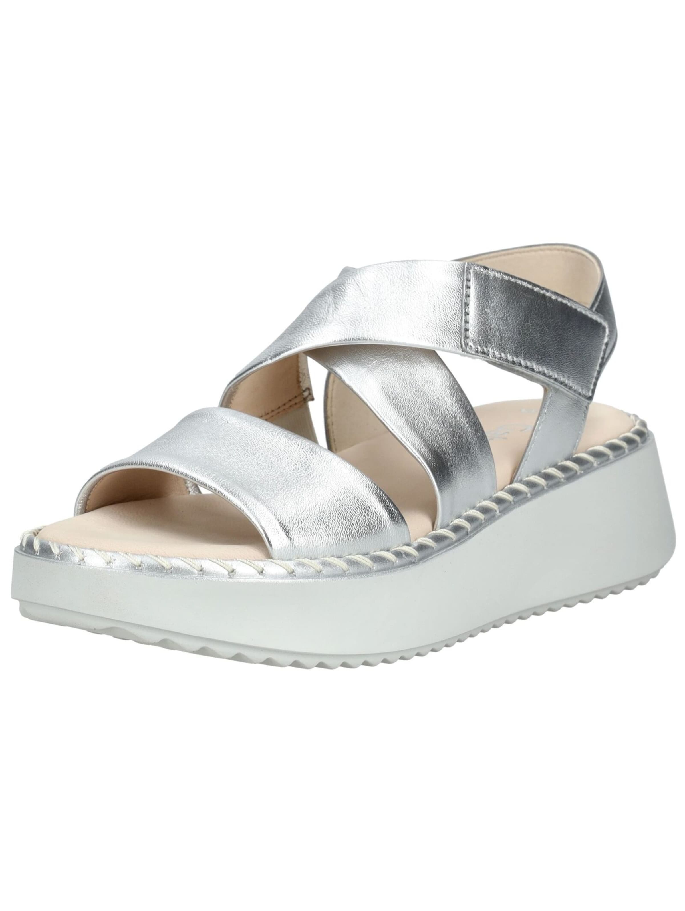 GABOR Sandaal in Zilver: voorkant