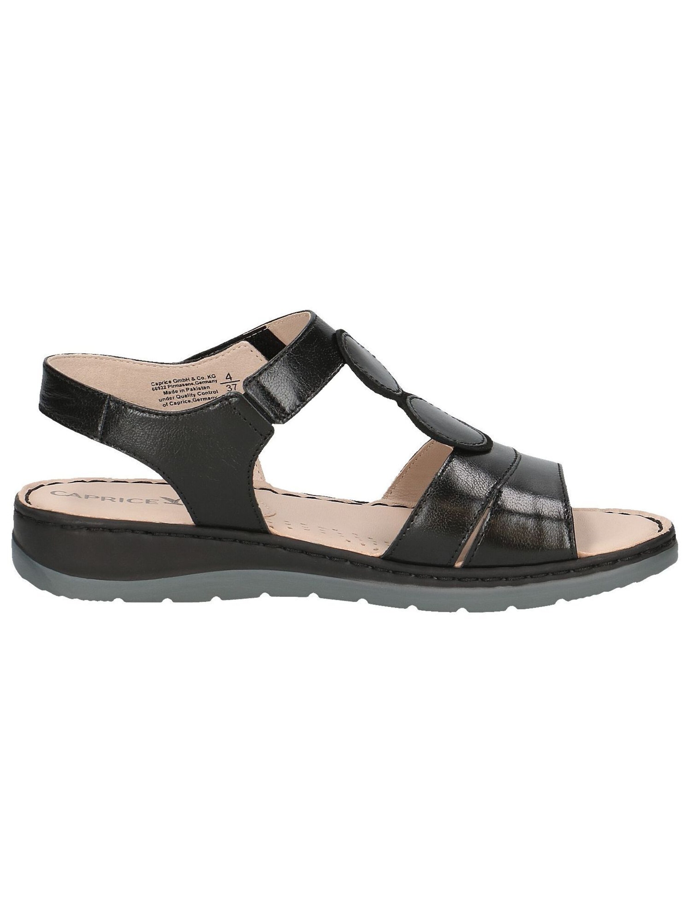 CAPRICE Sandale in Schwarz