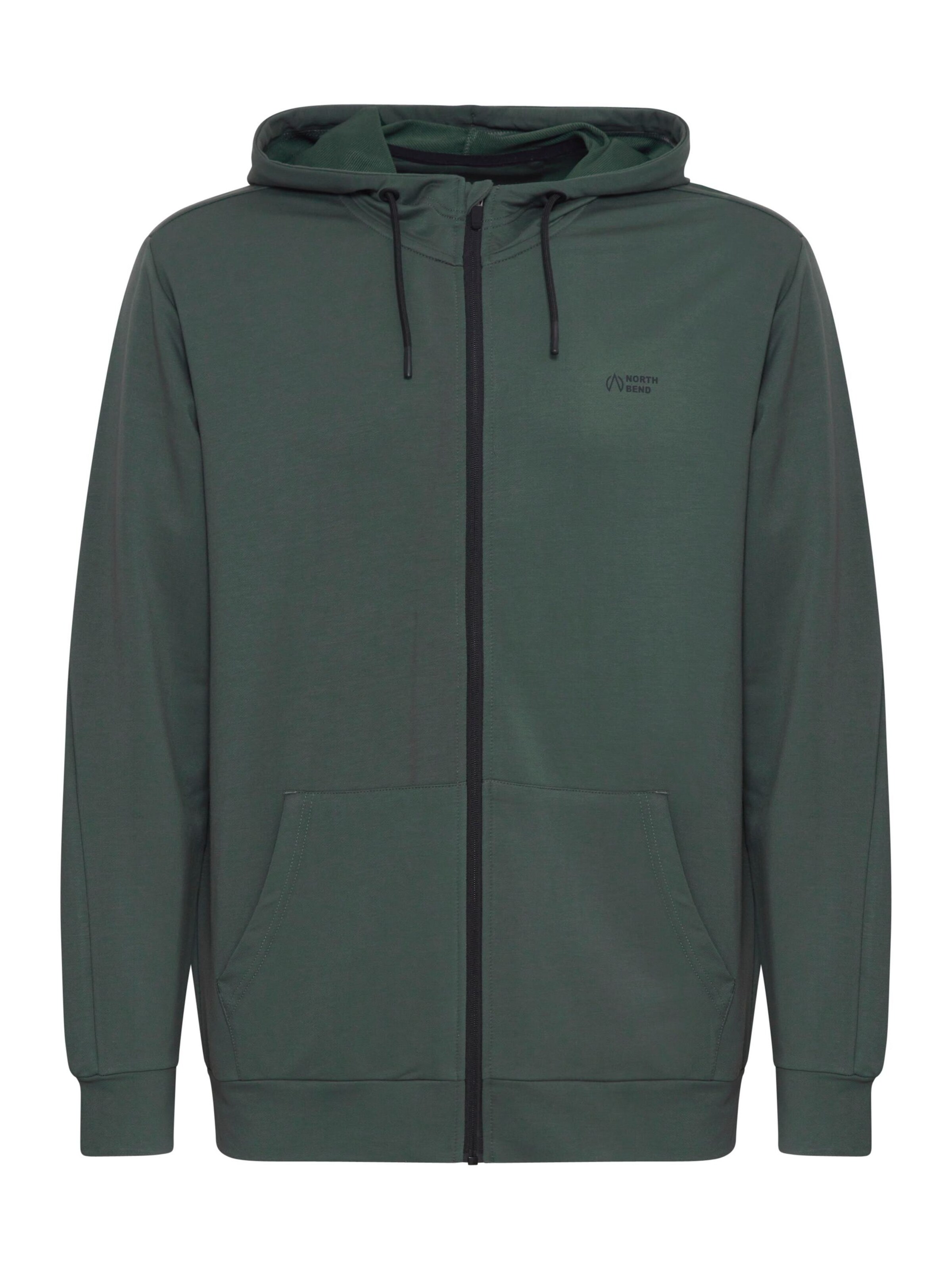 North Bend - Casaco em moletão ' Brent ' em cinzento: frente