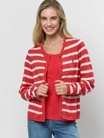 U.S. POLO ASSN. Cardigan ' Malika ' i rød: forside