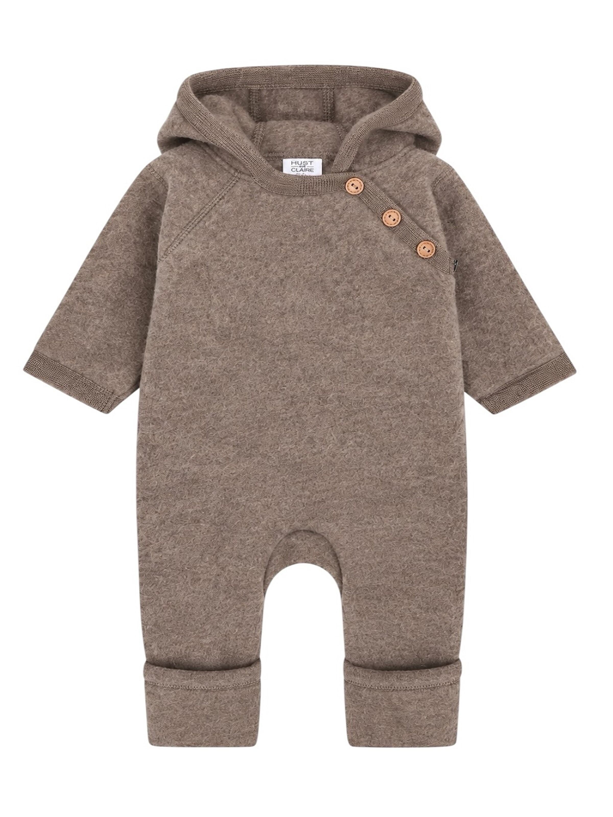 Hust & Claire Overall in Brown: front