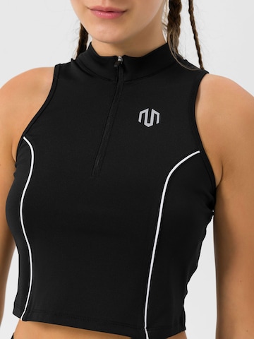 MOROTAI Sporttop 'Kansei Chrome' in Zwart
