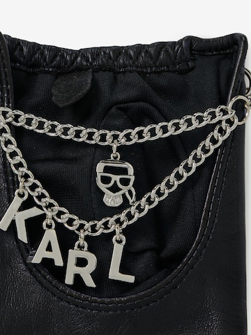 Karl Lagerfeld Short finger gloves in Black