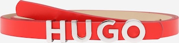 HUGO - Cintos 'Zula' em vermelho: frente