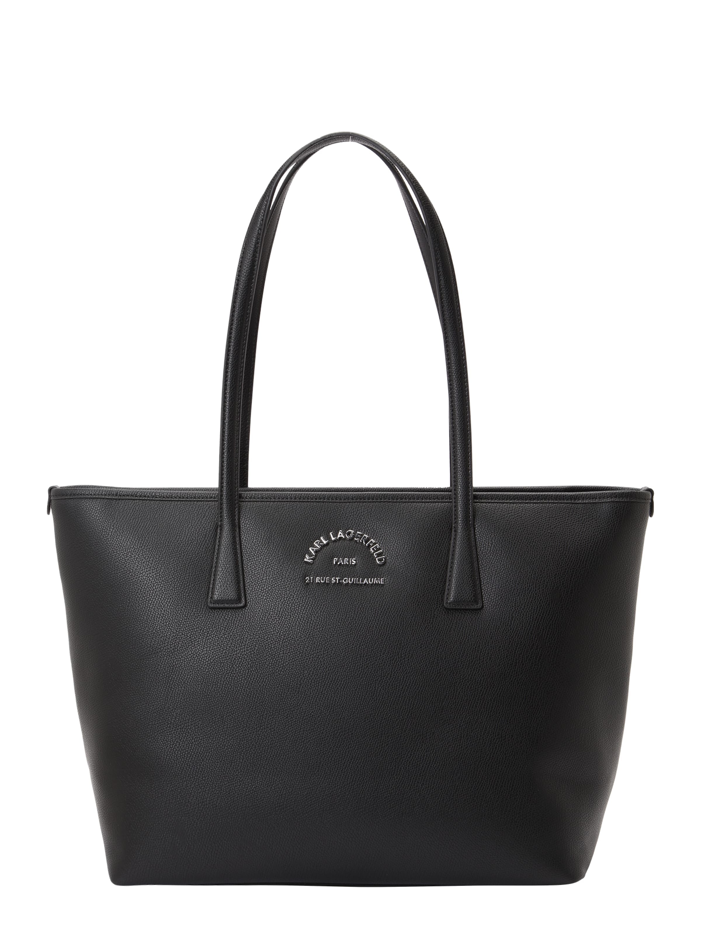 Karl Lagerfeld Shopper 'Rue ST-Guillaume' in Schwarz: Vorderseite