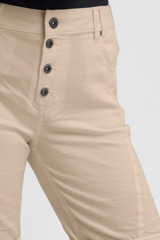 PULZ Jeans Regular Pants 'Rosita' in Beige