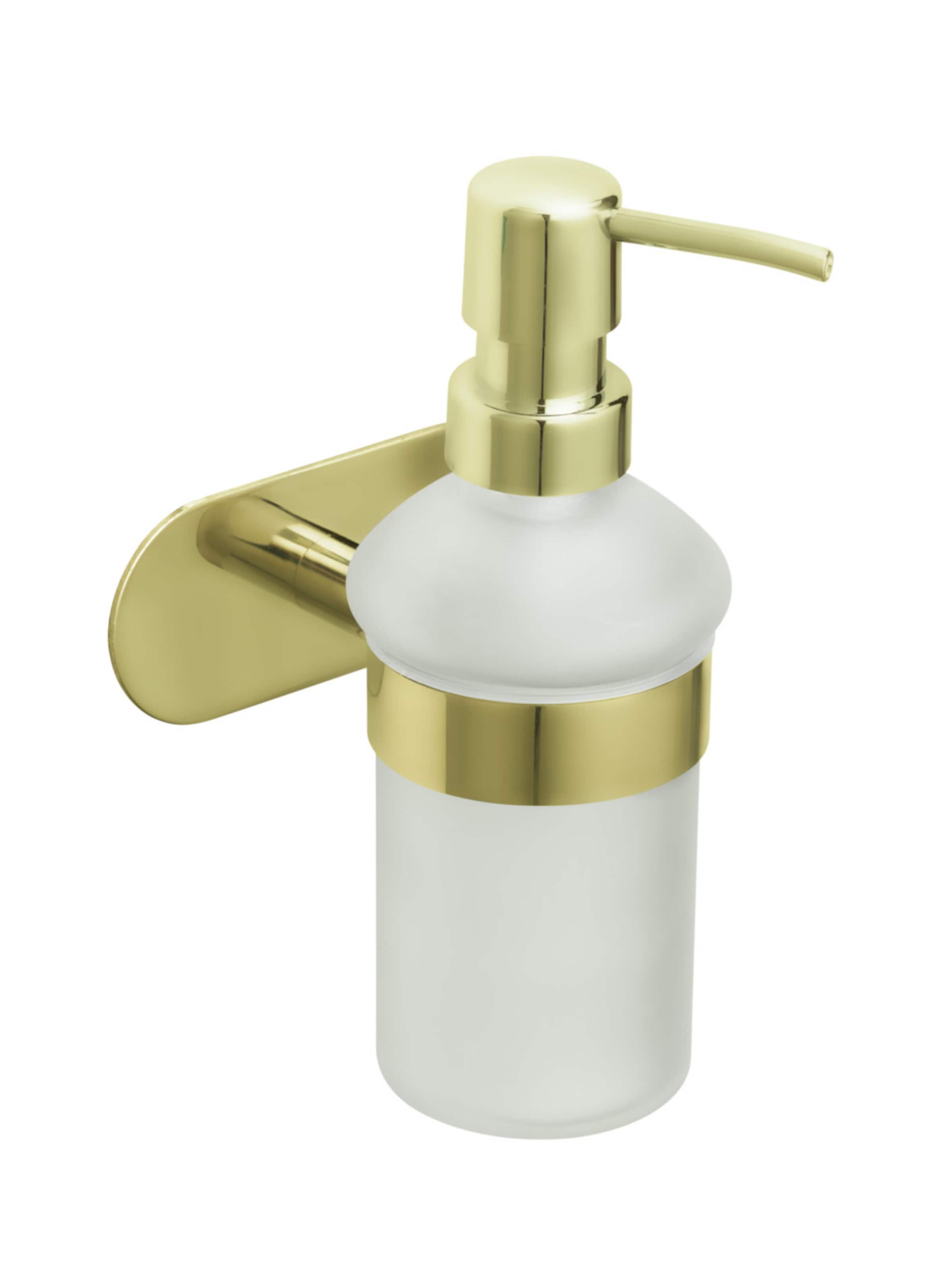 Wenko Bathroom Set 'Turbo-Loc® Orea' in Gold