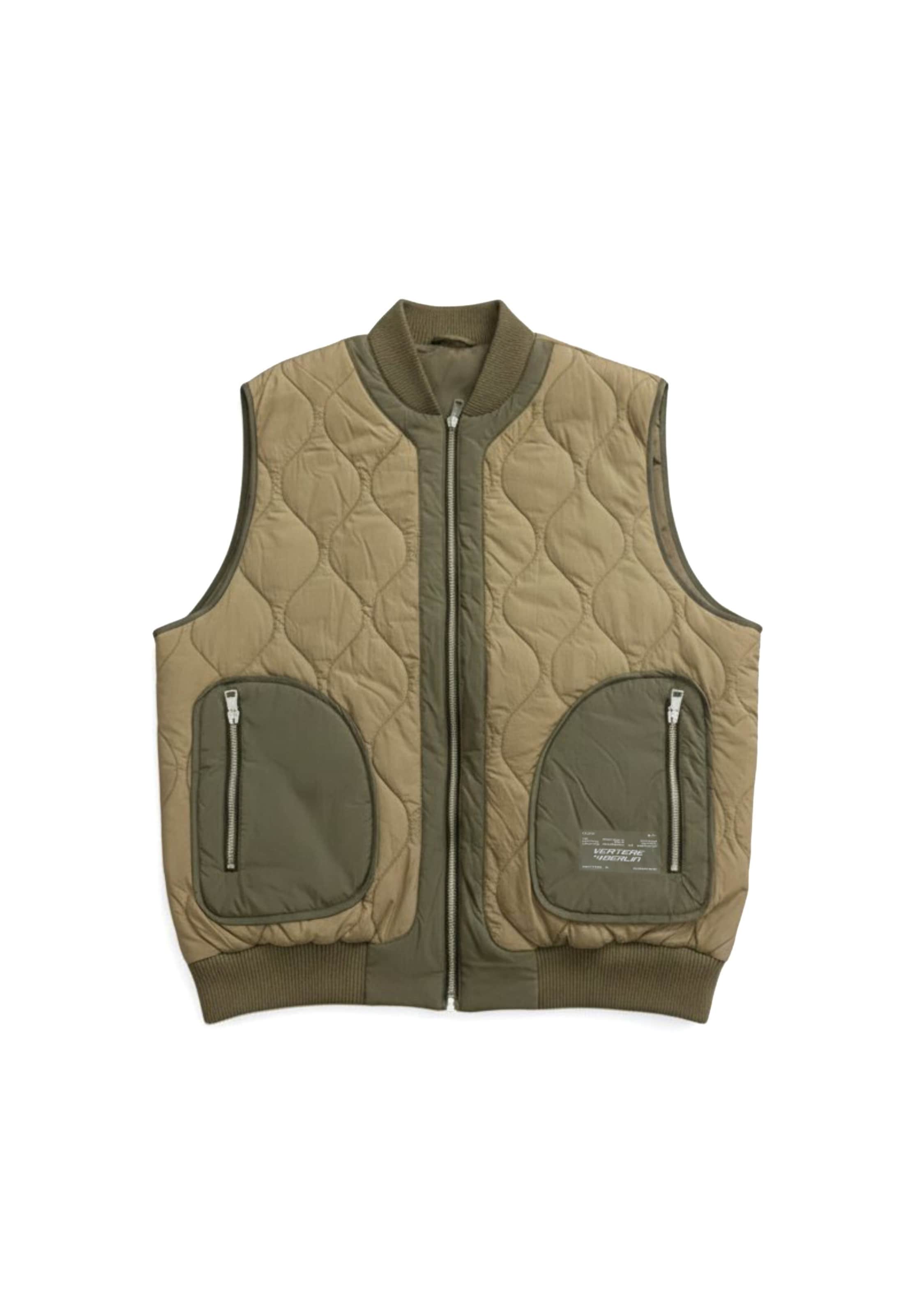 Vertere Berlin Bodywarmer in Groen: voorkant