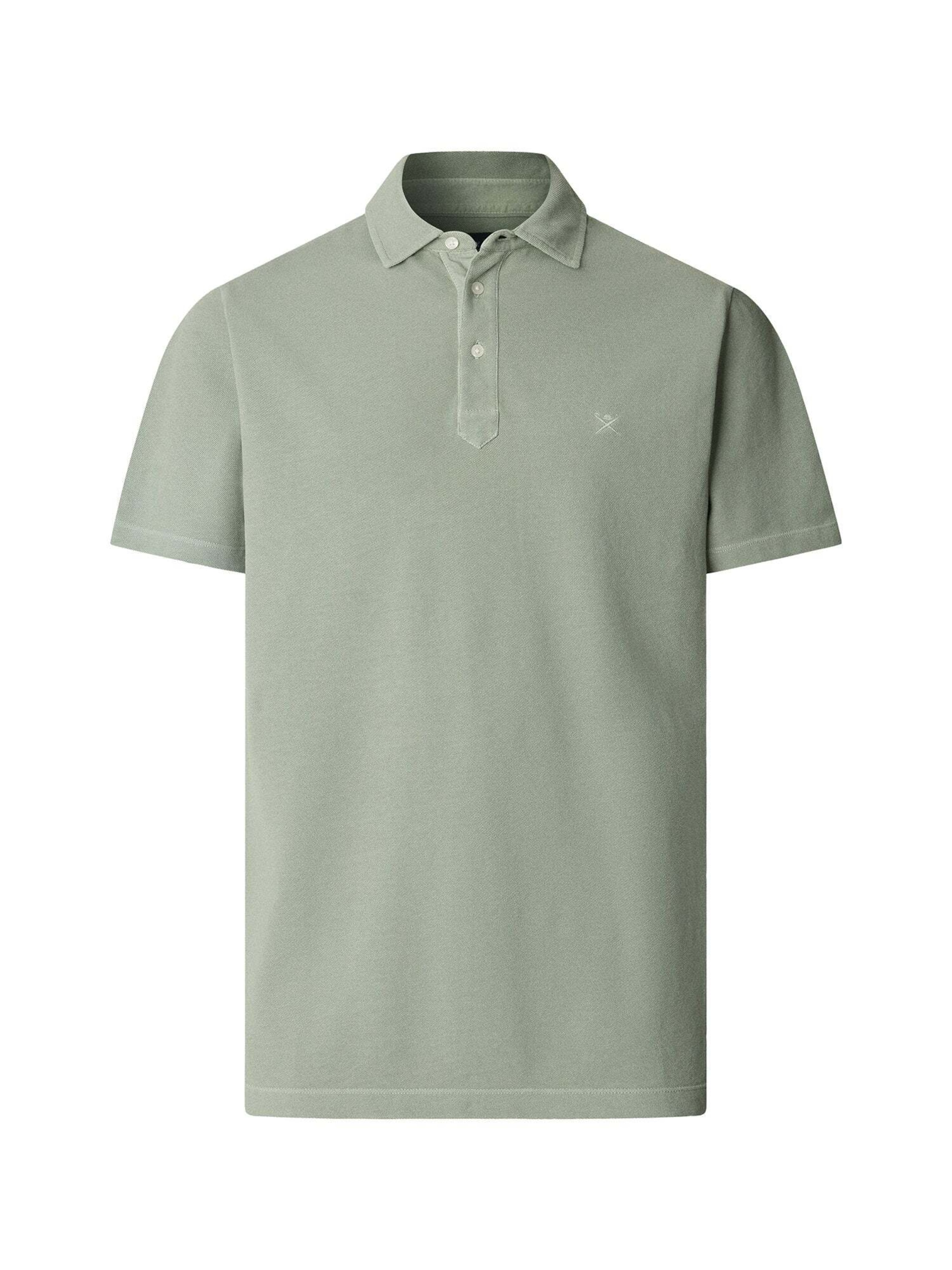 Maglietta 'GMD PIQUE SS' di Hackett London in verde: frontale