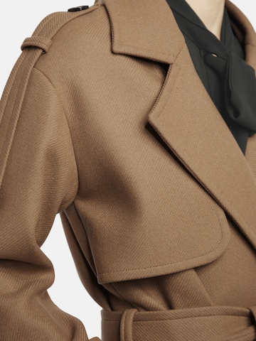 Nicowa Between-seasons coat ' PAWONA' in Brown
