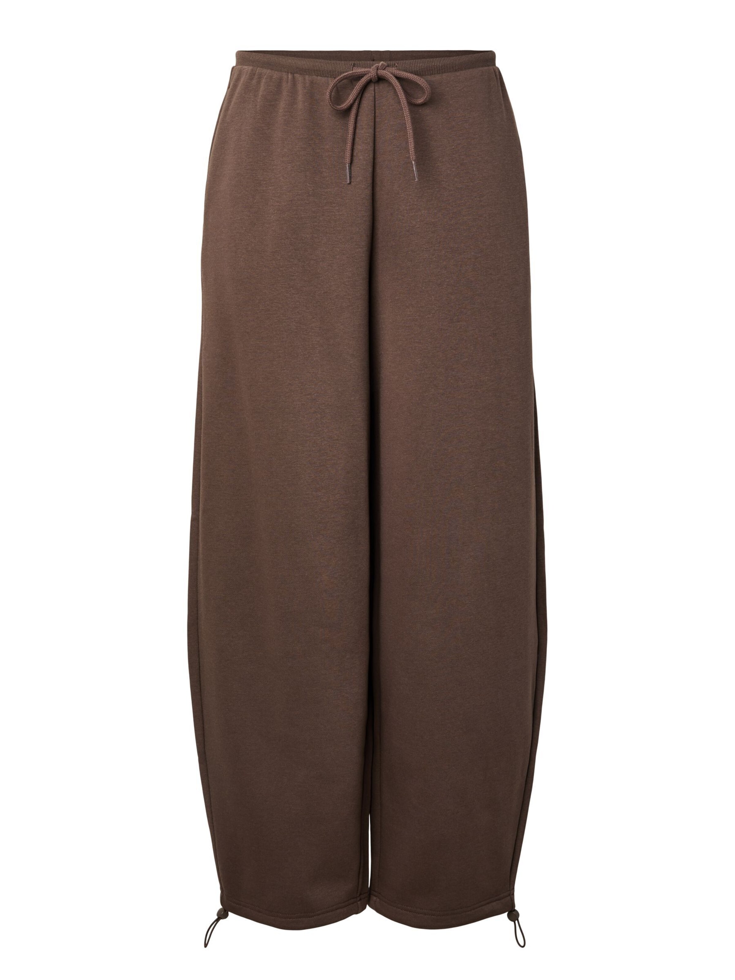 PIECES Broek 'PCSali Chilli' in Bruin: voorkant