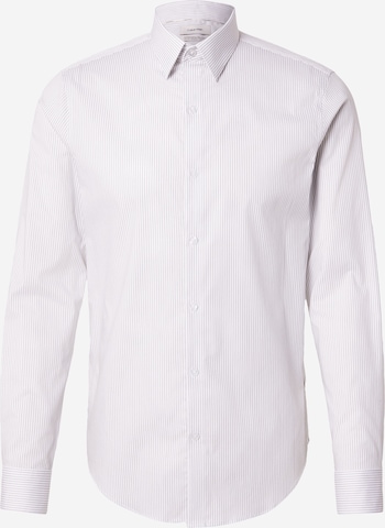 Slim fit Camicia di Calvin Klein in bianco: frontale