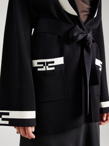 Elisabetta Franchi Strickjacke in Schwarz