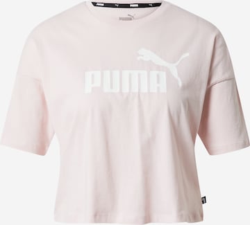 PUMA Λειτουργικό μπλουζάκι 'Essential' σε ροζ: μπροστά