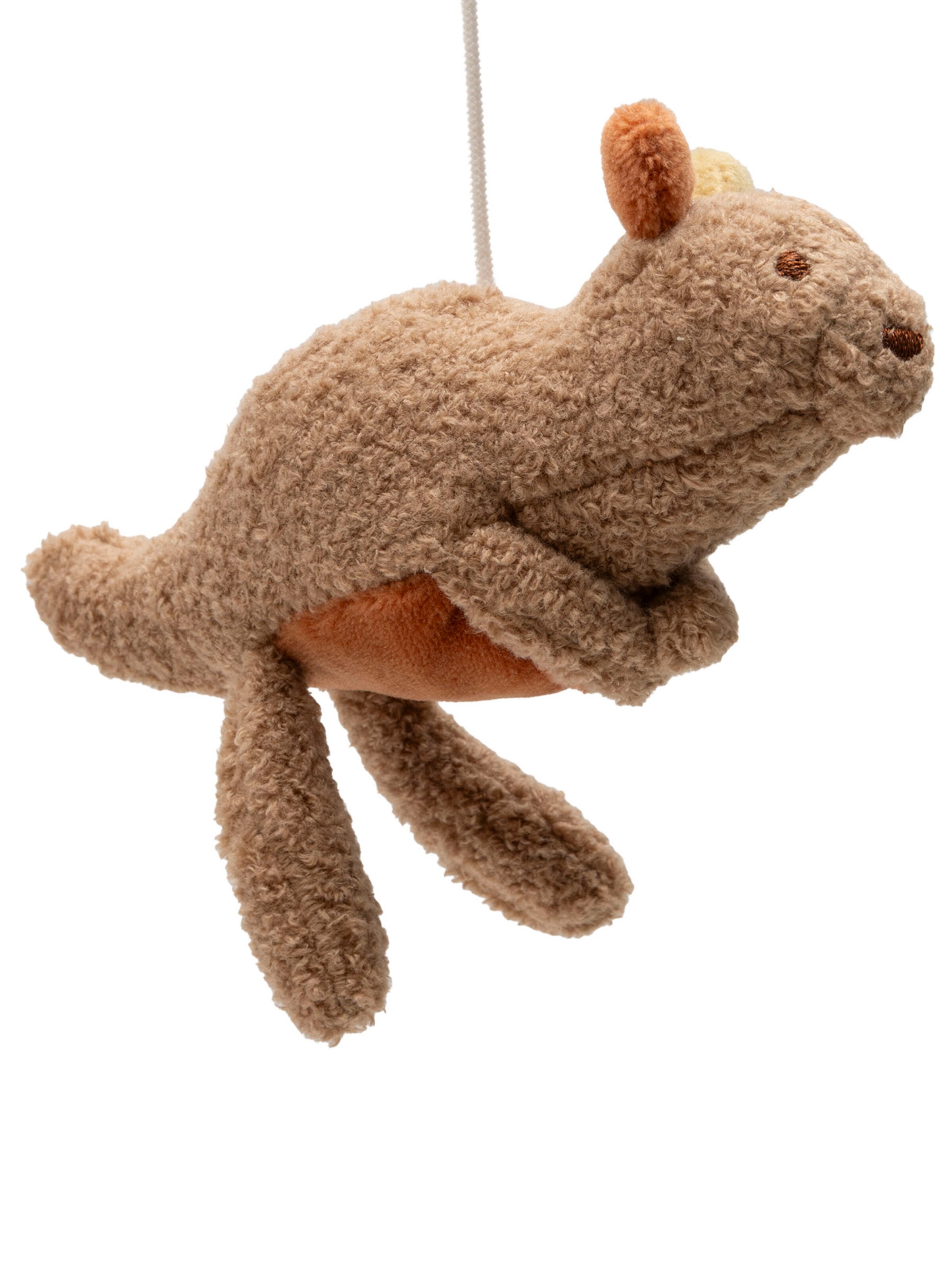 Animaux en peluche 'Kangaroots' Jollein en marron