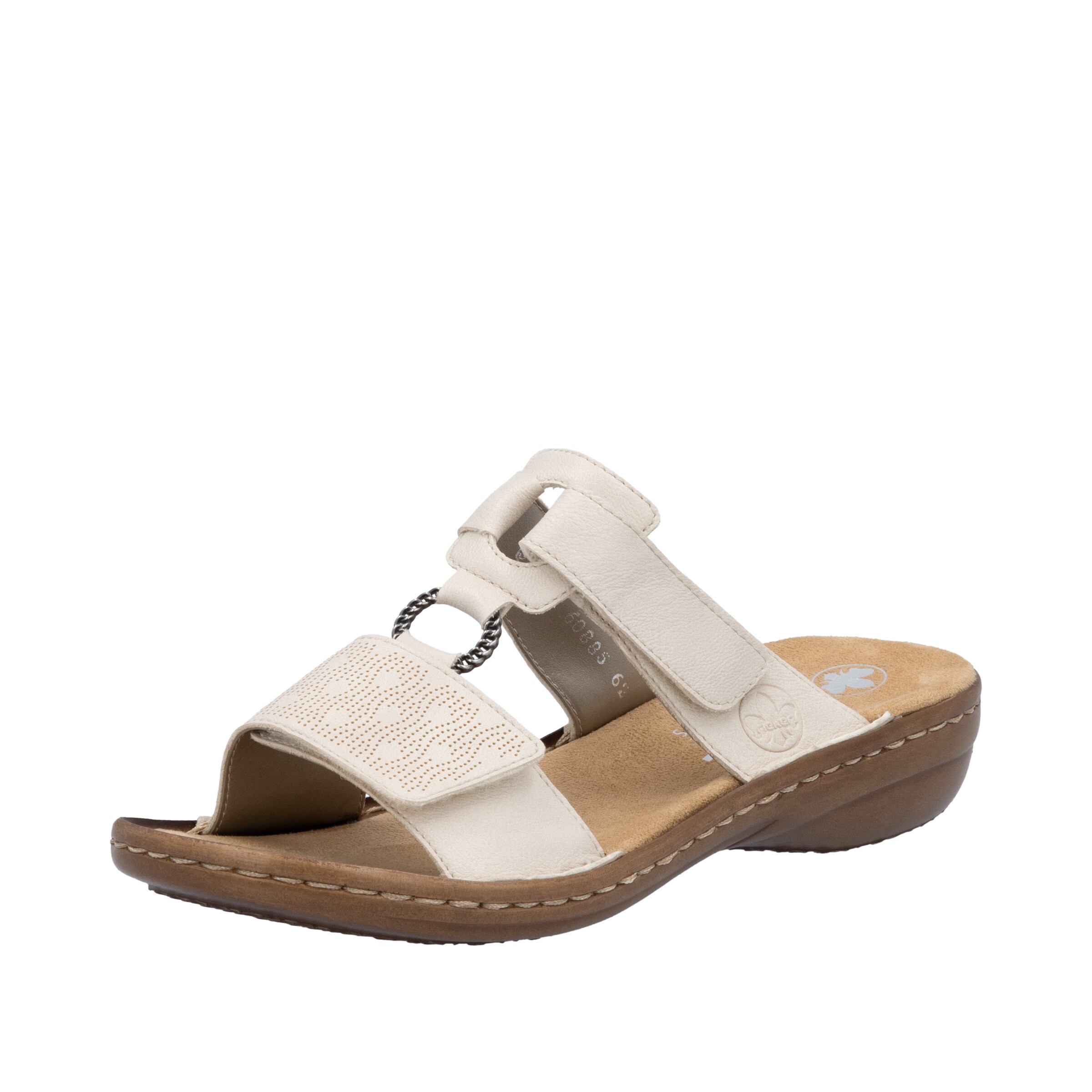 Mule ' 60885 ' Rieker en beige : devant
