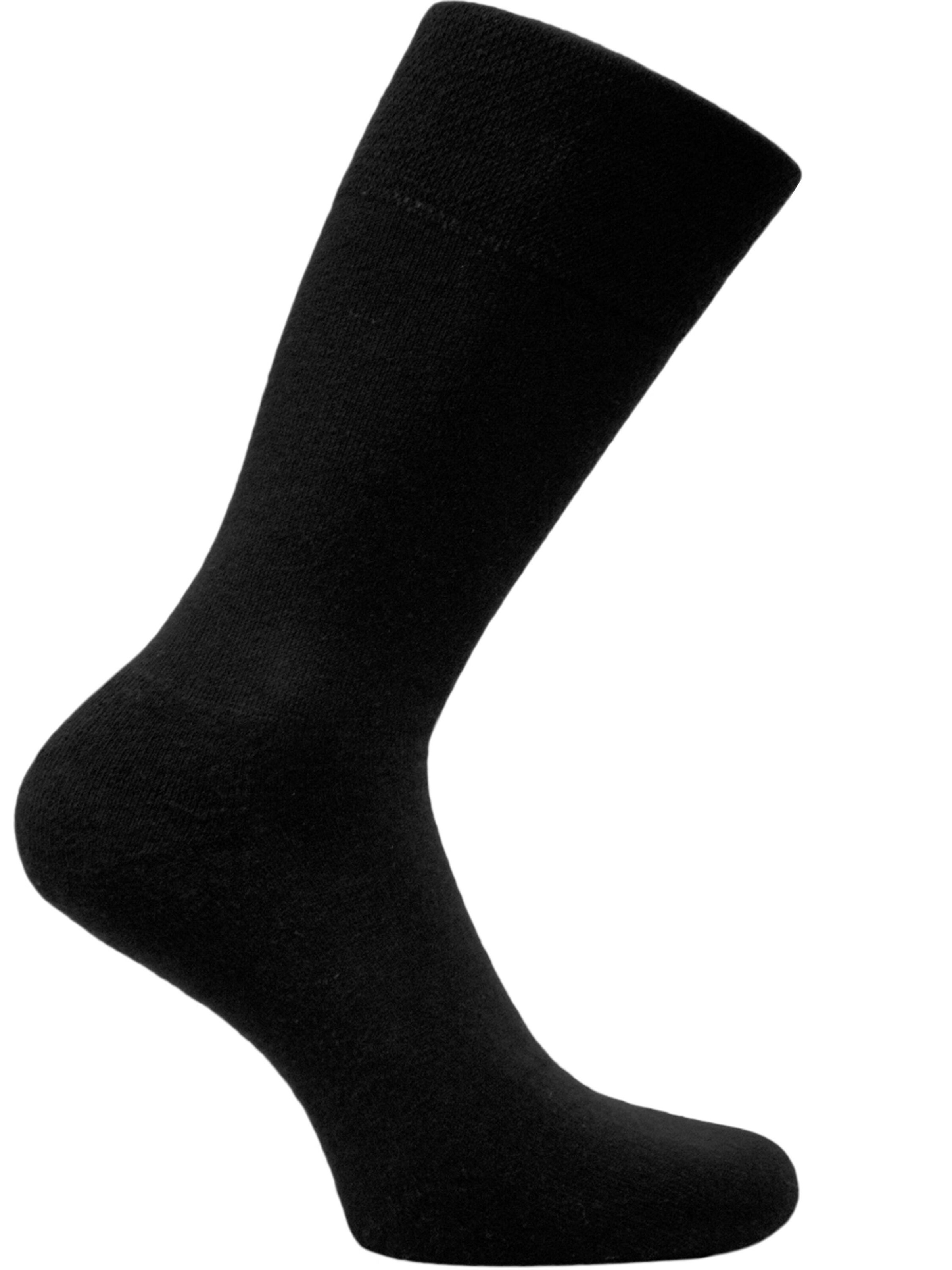 Chaussettes normani en noir : devant