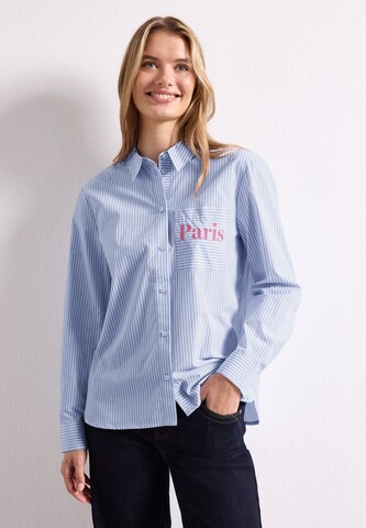 STREET ONE Blouse in Blue: front