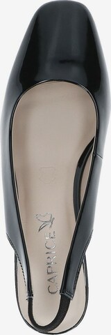 CAPRICE Slingpumps in Zwart