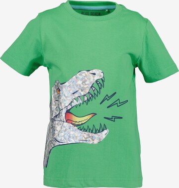 T-Shirt BLUE SEVEN en vert : devant