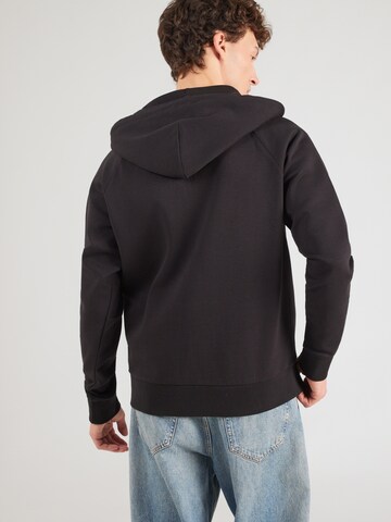 BOSS Sweatvest 'Saggy' in Zwart