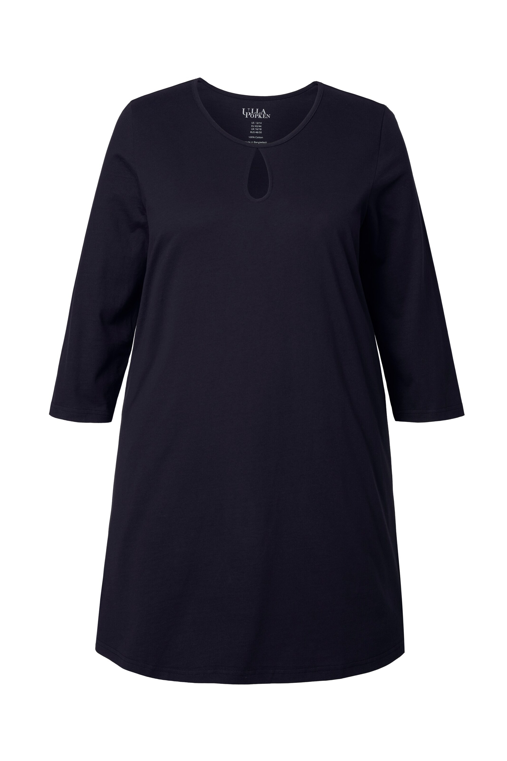 Ulla Popken Shirt in Black: front