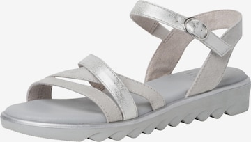 JANA Sandals in Grey: front