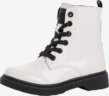 s.Oliver Boot in White: front