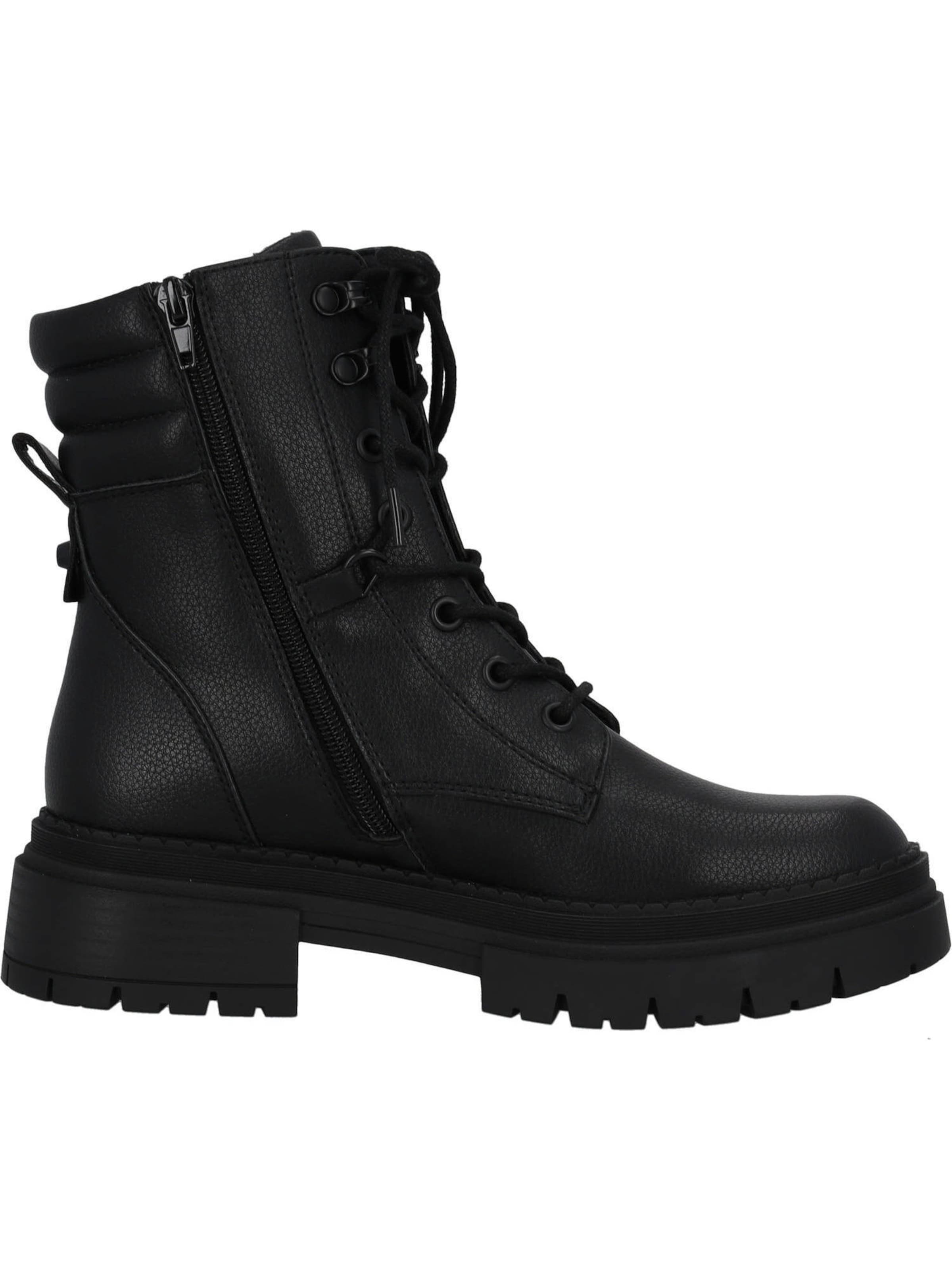 Palado Schnürstiefel 'Xibiela' in Schwarz
