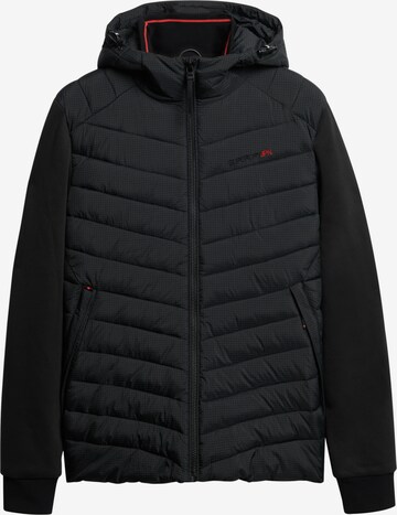 Superdry Übergangsjacke in Schwarz: predná strana