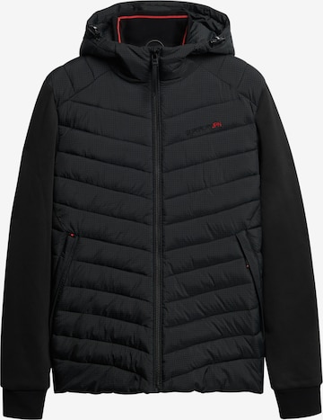 Superdry Übergangsjacke in Schwarz: predná strana