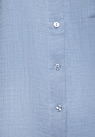 BEACH TIME Bluse in Blau