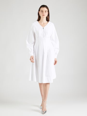 Robe Karl Lagerfeld en blanc : devant