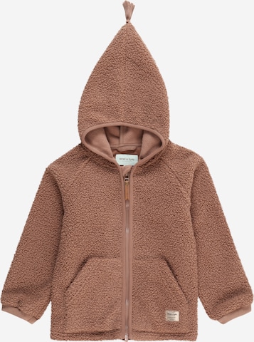 MINI A TURE Fleece Jacket in Brown: front