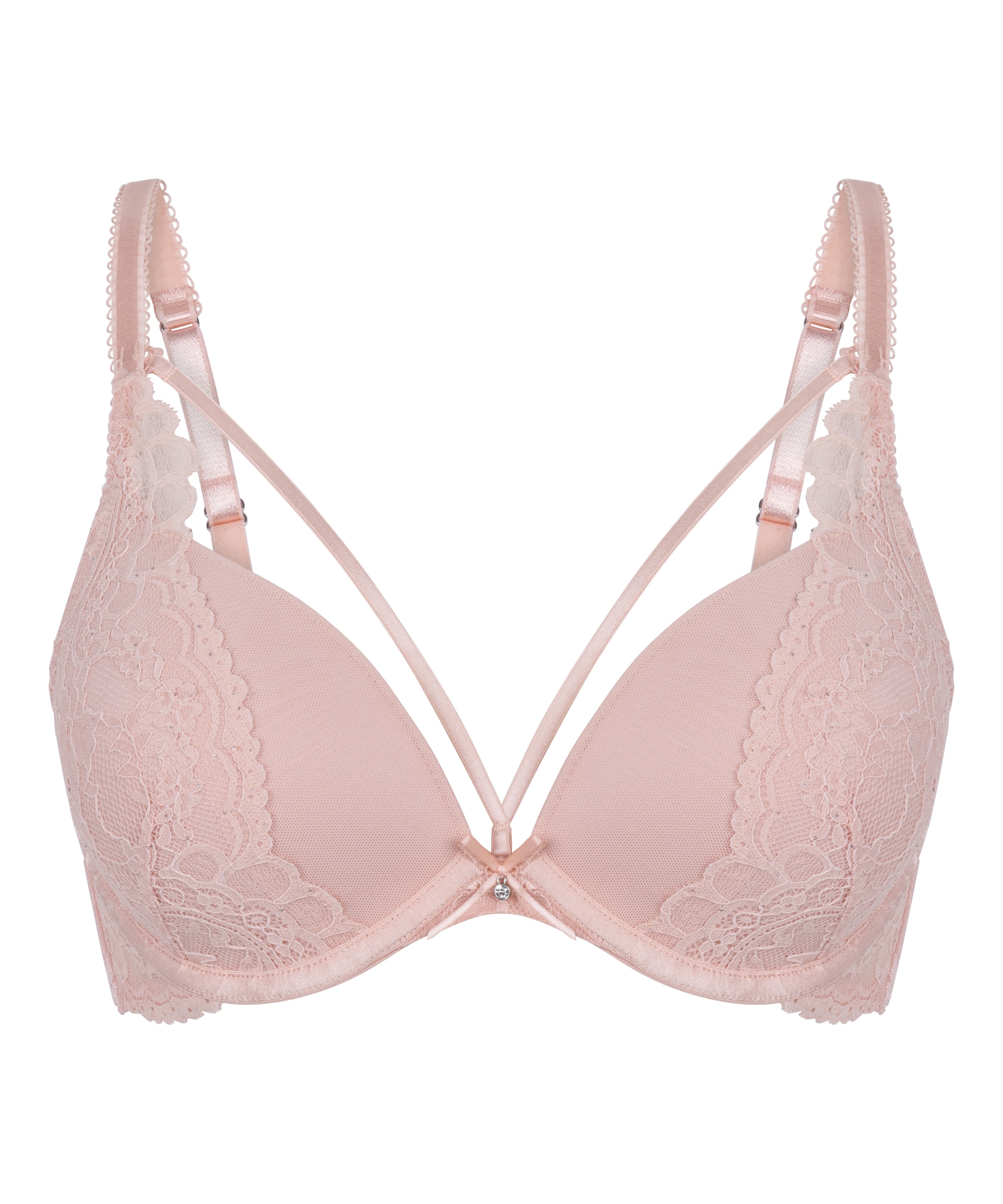 Hunkemöller Push-up BH 'Isadora' in Roze: voorkant
