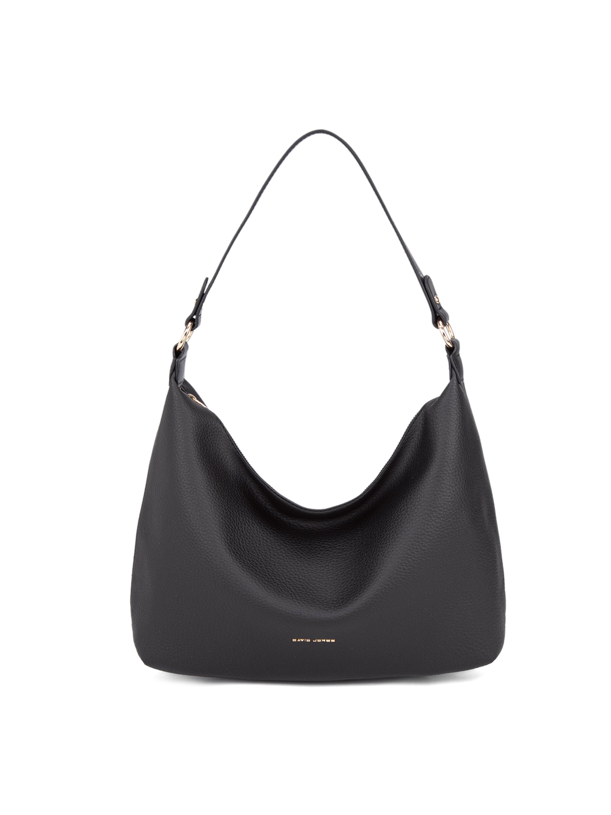 Borsa a spalla 'Borsa a Spalla Donna Pelle Vegana PU - Astrea Elite' di David Jones in nero: frontale