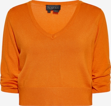 Pull-over NAEMI en orange : devant