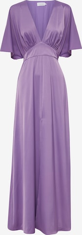 Tussah Dress 'CLAUDIA' in Purple: front