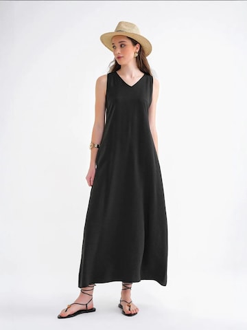 MixRay Kleid 'Maxi'‌‌‌ in Braun