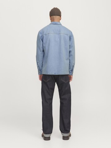 R.D.D. ROYAL DENIM DIVISION Regular fit Button Up Shirt in Blue
