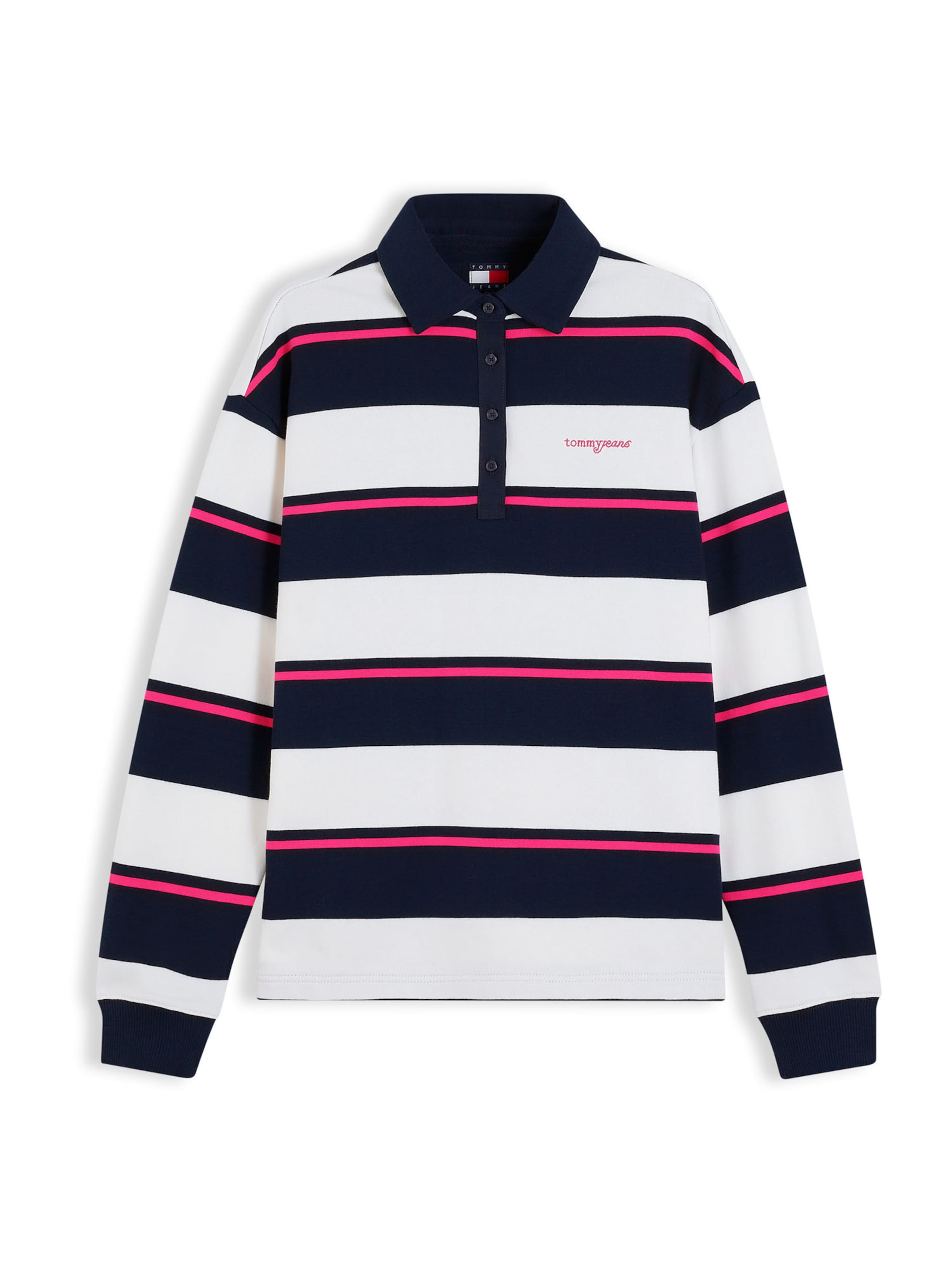 Tommy Jeans Shirt in XXS in Navy / Pink / White, Item view