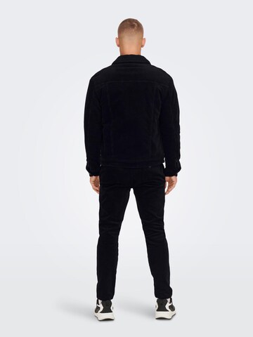 Only & Sons Between-Season Jacket 'Louis' in Black