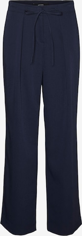 mėlyna VERO MODA Laisvas Klostuotos kelnės 'Isolde': priekis